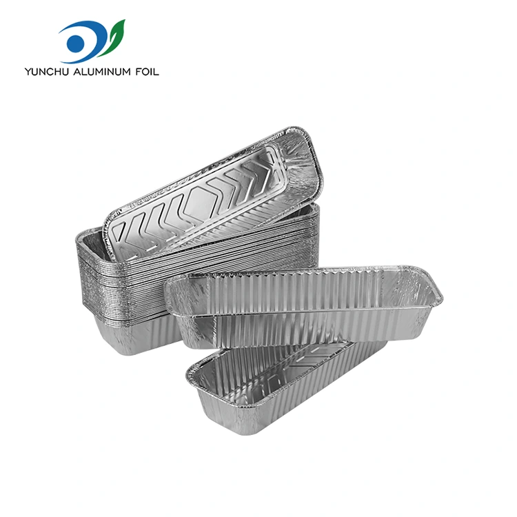 செவ்வக பேக்கிங் பார்பிக்யூ சில்வர் அலுமினிய படலம் கொள்கலன்கள் செவ்வக பேக்கிங் பார்பிக்யூ சில்வர் அலுமினிய படலம் கொள்கலன்கள்
