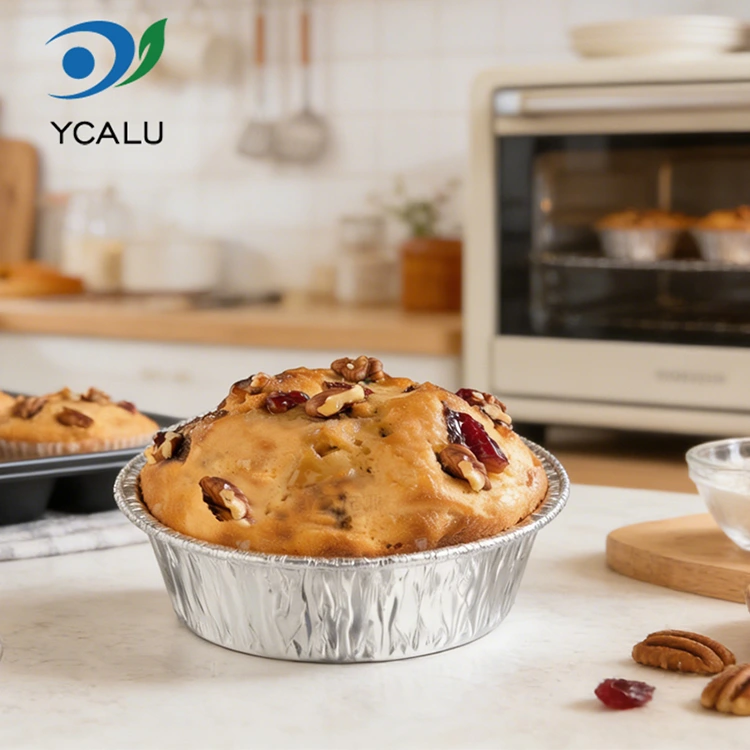 டிஸ்போசபிள் பேக்கிங் ஏர் பிரையர் சில்வர் அலுமினிய ஃபாயில் உணவுக் கொள்கலன்கள்