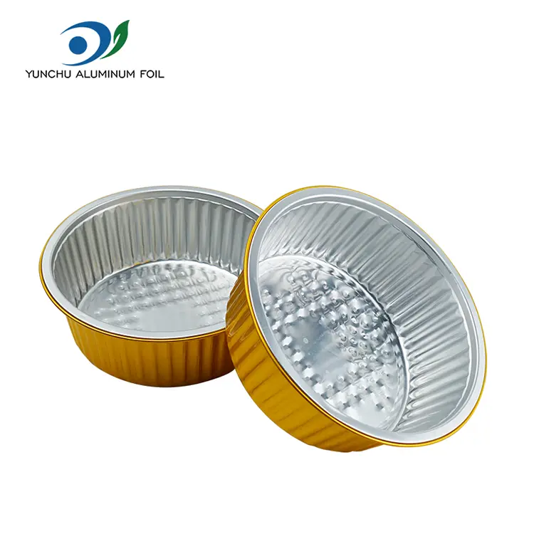 செலவழிப்பு பேக்கிங் தட்டுகள் அலுமினியத் தகடு கொள்கலன்களைச் சுற்றிலும்