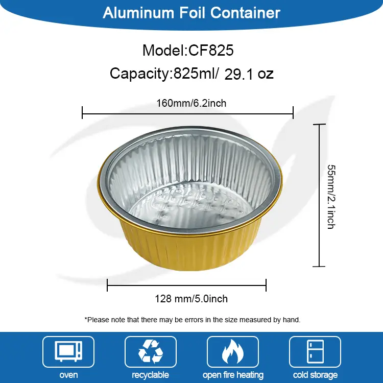 செலவழிப்பு பேக்கிங் தட்டுகள் அலுமினியத் தகடு கொள்கலன்களைச் சுற்றிலும்