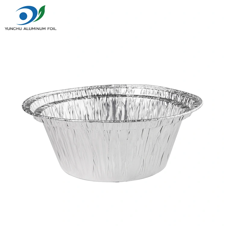 செலவழிப்பு கிராடின் டேக்அவே வெள்ளி அலுமினியத் தகடு கொள்கலன்கள்