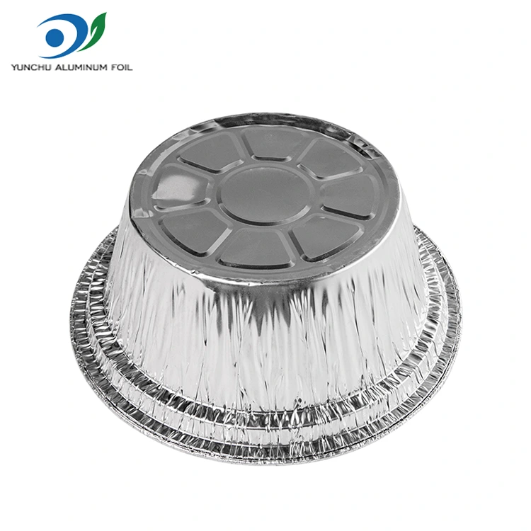 செலவழிப்பு கிராடின் டேக்அவே வெள்ளி அலுமினியத் தகடு கொள்கலன்கள்