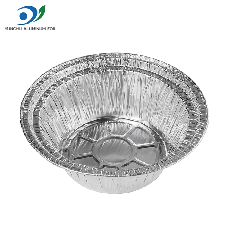 செலவழிப்பு கிராடின் டேக்அவே வெள்ளி அலுமினியத் தகடு கொள்கலன்கள்