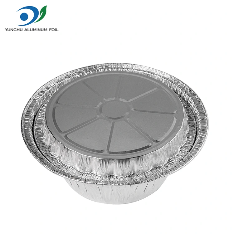 செலவழிப்பு கிராடின் டேக்அவே வெள்ளி அலுமினியத் தகடு கொள்கலன்கள்