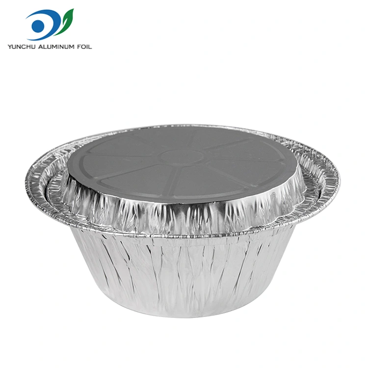 செலவழிப்பு கிராடின் டேக்அவே வெள்ளி அலுமினியத் தகடு கொள்கலன்கள்