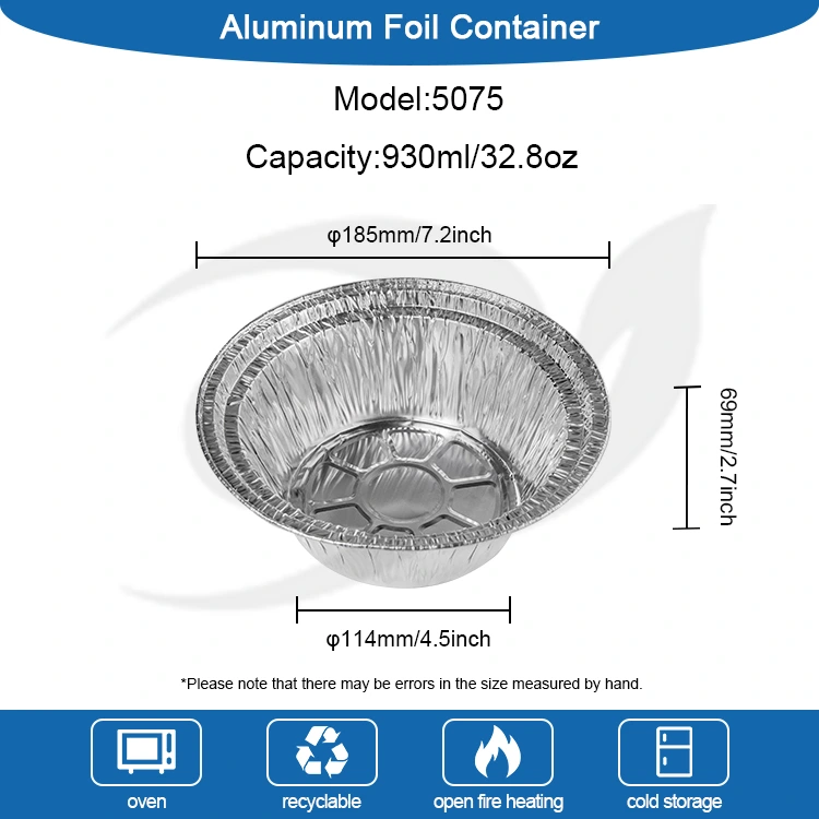 செலவழிப்பு கிராடின் டேக்அவே வெள்ளி அலுமினியத் தகடு கொள்கலன்கள்