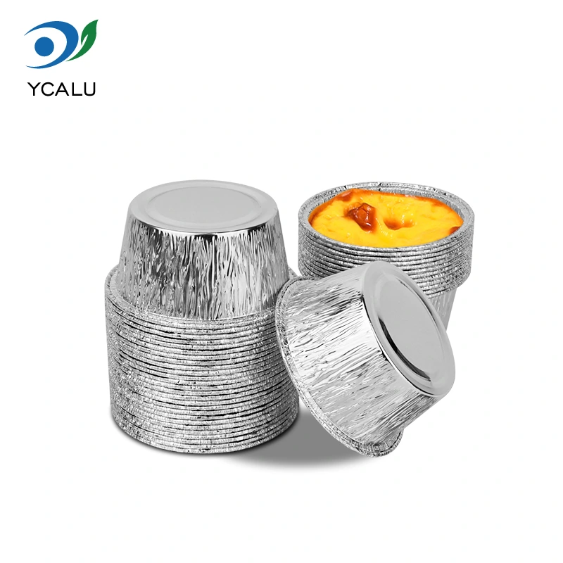 டிஸ்போசபிள் சுற்று கேக் தட்டு வெள்ளி அலுமினியப் படலம் கொள்கலன்கள் டிஸ்போசபிள் சுற்று கேக் தட்டு வெள்ளி அலுமினியப் படலம் கொள்கலன்கள்