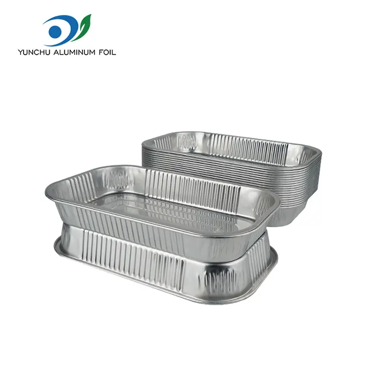 செலவழிப்பு டேக்அவே மதிய உணவு பெட்டிகள் அலுமினியத் தகடு கொள்கலன்கள்