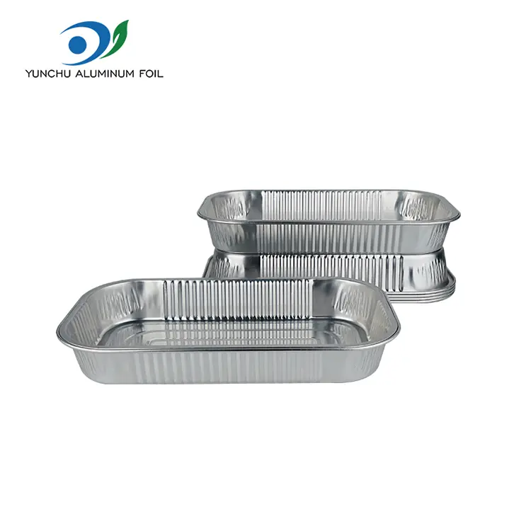 செலவழிப்பு டேக்அவே மதிய உணவு பெட்டிகள் அலுமினியத் தகடு கொள்கலன்கள்