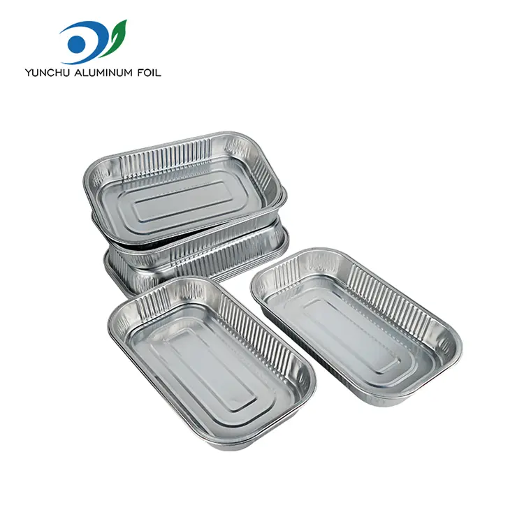 செலவழிப்பு டேக்அவே மதிய உணவு பெட்டிகள் அலுமினியத் தகடு கொள்கலன்கள்