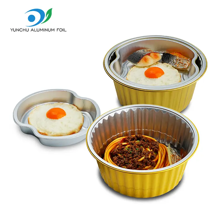 செலவழிப்பு அடுக்கு அலுமினியத் தகடு கொள்கலன்கள் செலவழிப்பு அடுக்கு அலுமினியத் தகடு கொள்கலன்கள்