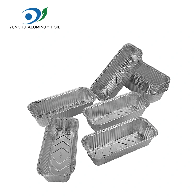 செவ்வக ரொட்டி தட்டு பேக்கிங் தாள் வெள்ளி அலுமினியத் தகடு கொள்கலன்கள் செவ்வக ரொட்டி தட்டு பேக்கிங் தாள் வெள்ளி அலுமினியத் தகடு கொள்கலன்கள்