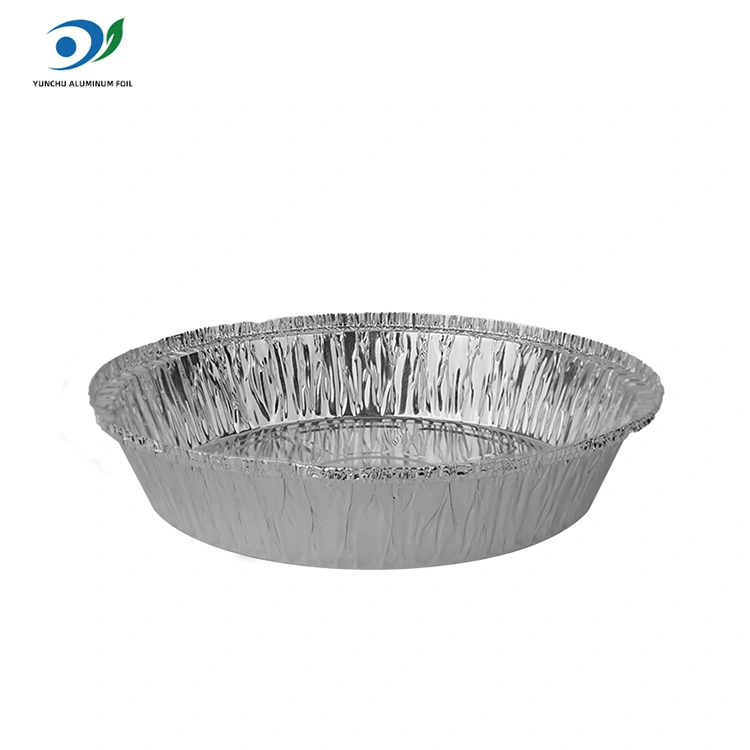 ரவுண்ட் ஏர் பிரையர் சூடான பானை வெள்ளி அலுமினிய படலம் உணவு கொள்கலன் ரவுண்ட் ஏர் பிரையர் சூடான பானை வெள்ளி அலுமினிய படலம் உணவு கொள்கலன்