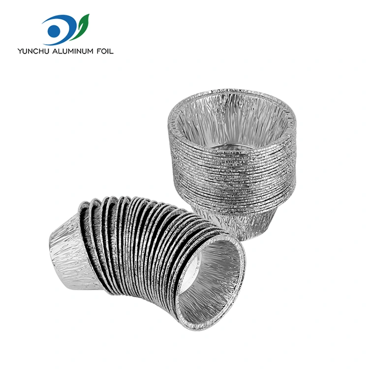 ரவுண்ட் பேக் கேக் சில்வர் அலுமினிய படலம் உணவு கொள்கலன்