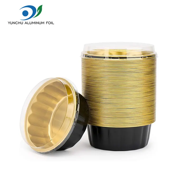 இனிப்பு மென்மையான அலுமினியத் தகடு கொள்கலன்களுக்கான சுற்று கிண்ணம்