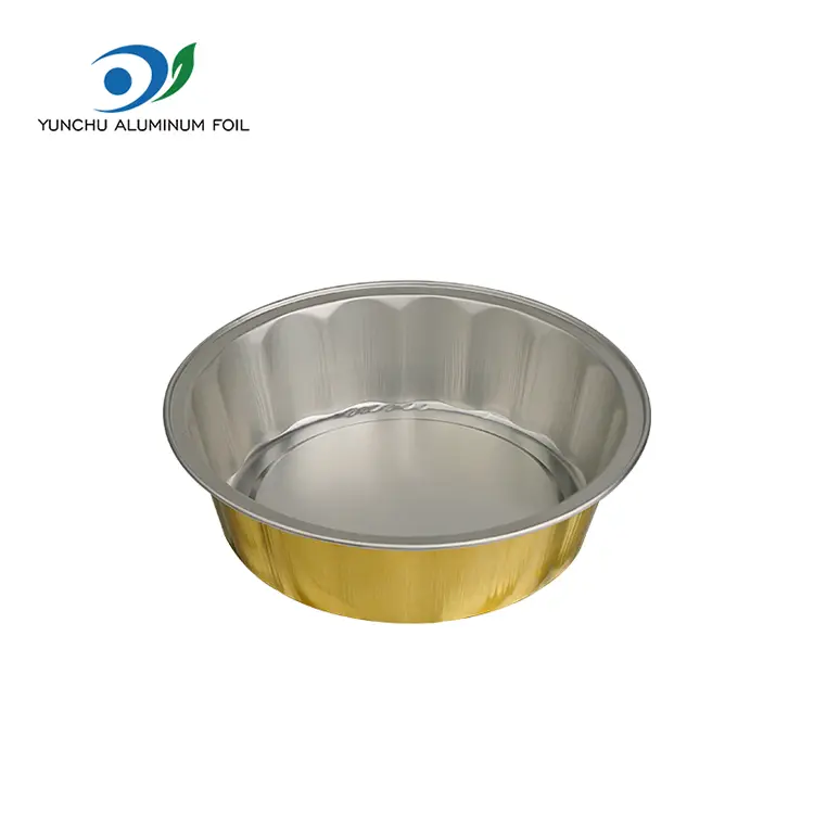 எதிர்ப்பு பேக்கிங் மென்மையாய் அலுமினியத் தகடு கொள்கலன்கள்