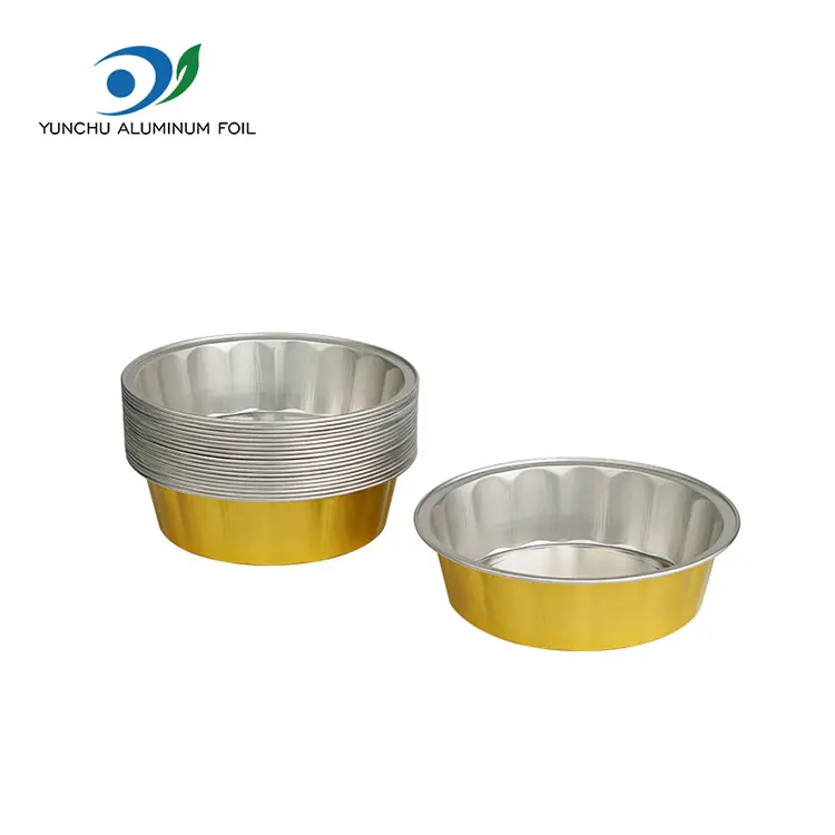 எதிர்ப்பு பேக்கிங் மென்மையாய் அலுமினியத் தகடு கொள்கலன்கள்