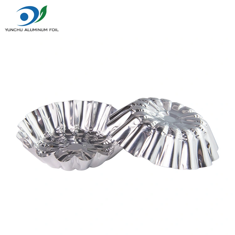 சுற்று முட்டை புளிப்பு பொம்மை பேக்கிங் வெள்ளி அலுமினிய படலம் உணவு கொள்கலன் சுற்று முட்டை புளிப்பு பொம்மை பேக்கிங் வெள்ளி அலுமினிய படலம் உணவு கொள்கலன்