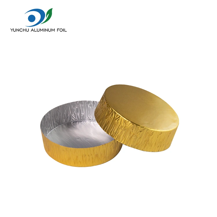 சிறிய பேக்கிங் வெள்ளி அலுமினியத் தகடு உணவு கொள்கலன்